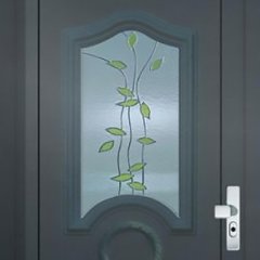 Decorglas 041 leaves